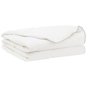 vidaXL Dekbed FULDA 220 x 240 cm Zomer 100 GSM 90% Gansendons Wit