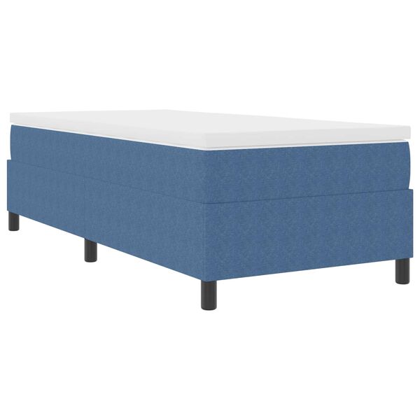 vidaXL Platform bedframe Blauw 80 x 200 cm Stof