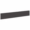vidaXL Gazonrand 10 st 100 x 18 cm Staal Zwart