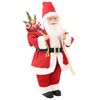 vidaXL Kerstman figuur Rood 30 cm Polyester