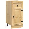 vidaXL Kast SKI HoningBruin 40 x 46 x 81,5 cm Massief grenenhout