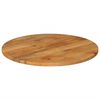vidaXL Tafelblad rond &Oslash; 70x3,8 cm massief ruw mangohout