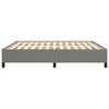 vidaXL Bedframe zonder matras stof donkergrijs 180x200 cm