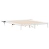 vidaXL Bedframe met Zijtafels Wit 180 x 220 cm Massief grenenhout