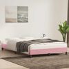 vidaXL Bedframe zonder matras 160x210 cm fluweel roze