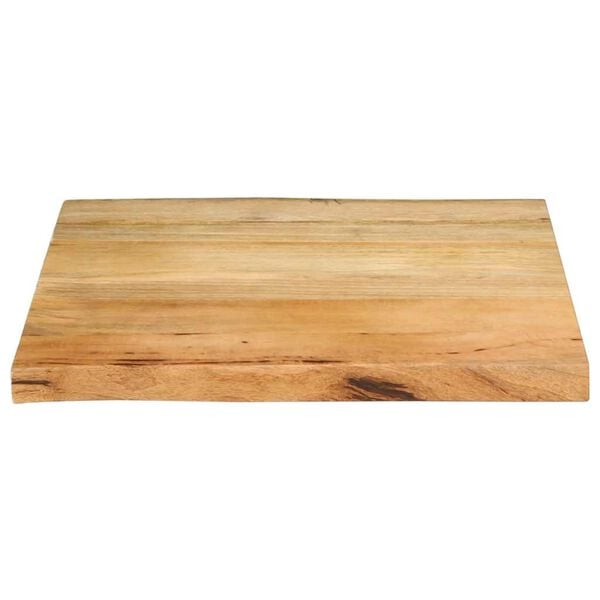 vidaXL Tafelblad met natuurlijke rand 40x40x2,5 cm massief mangohout