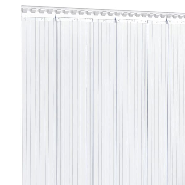 vidaXL Deurgordijn 300x2,6 mm 10 m PVC transparant
