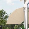 vidaXL Balkon Privacy Scherm Beige 140 x 140 cm Polyester