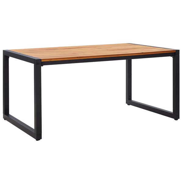 vidaXL 5-delige Tuinset zwart