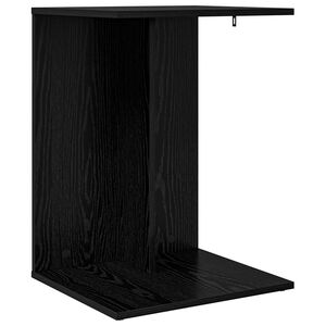 vidaXL Bijzettafel Zwart Eiken 45 x 40 x 62,5 cm Bewerkt hout
