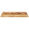 vidaXL Tafelblad rechthoekig 100x80x3,8 cm massief ruw mangohout