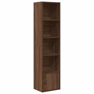 vidaXL Boekenkast 31x24x127 cm bewerkt hout bruin eikenkleurig