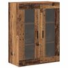 vidaXL Wandgemonteerde Kasten 2 pcs Oud hout 69,5 x 34 x 90 cm