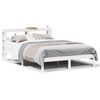 vidaXL Bedframe zonder matras massief grenenhout wit 160x200 cm