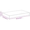 vidaXL Wandschappen zwevend 2 st 50x23x3,8 cm MDF eikenkleurig en wit