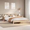 vidaXL Bedframe zonder matras massief grenenhout 140x200 cm