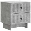 vidaXL Nachtkastje Betongrijs 43 x 34,5 x 47,5 cm Bewerkt hout
