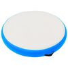 vidaXL Gymnastiekmat met pomp opblaasbaar 100x100x10 cm PVC blauw