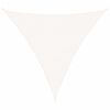 vidaXL Zonnescherm HDPE driehoek 5x5x5 m wit