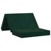 vidaXL Vouwbare Bankbed 80 x 67 x 45 cm Donkergroen
