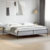 vidaXL Bedframe bewerkt hout metaal grijs sonoma eiken 180x200 cm