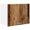 vidaXL Hangkast 2 pcs Oude Hout en Wit 50 x 31 x 40 cm Bewerkt hout