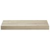 vidaXL Wandschappen zwevend 4 st 50x23x3,8 cm MDF eikenkleurig