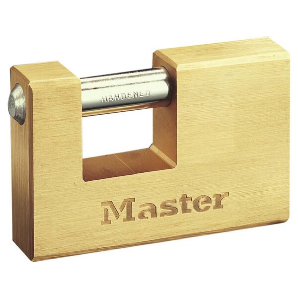 Master Lock Hangslot gepantserd massief messing 85 mm 608EURD