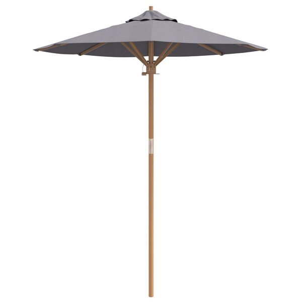 vidaXL Tuinparasol Donkergrijs 180 x 180 x 230 cm Bamboe