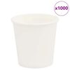 vidaXL Papieren koffiekopjes 1000 st 4oz 100 ml wit