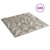 vidaXL Wandpanelen 24 pcs Amethist Beton 50 x 50 cm XPS Schuim