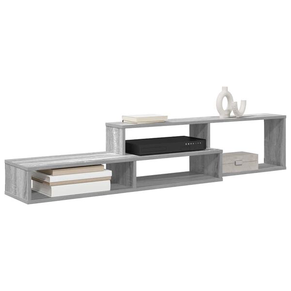 vidaXL TV-stand 150x25x28,5cm Bewerkt hout