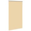 vidaXL Rolgordijn verduisterend 130x230 cm stofbreedte 126,6 cm beige