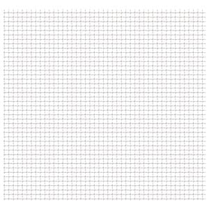 vidaXL Draadhek geweven gaas 100x85 cm 31x31x3 mm roestvrij staal