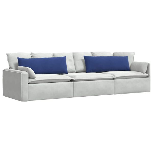 vidaXL Sofa Kussens 2 stuks Politieblauw 120 x 40 cm Cordstof