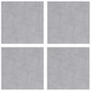 vidaXL Trapmatten 4 st 30 x 30 cm Zilver Aluminium Vierkant