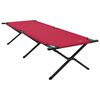 vidaXL Opvouwbaar Camping Bed 2 pcs Rood 210 x 80 x 46 cm Oxford stof