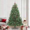 vidaXL Kunstmatige Inklapbare Kerstboom Groen 240 cm PVC en Metaal