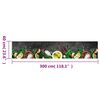 vidaXL Keukenmat wasbaar kruidenprint 60x300 cm fluweel