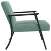 vidaXL Fauteuil Zeegroen 59 x 75 x 78 cm Fluweel