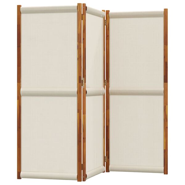 vidaXL Kamerscherm met 3 panelen 210x180 cm lichtgrijs
