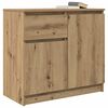 vidaXL Dressoir lade 71x35x65 cm spaanplaat artisanaal eikenkleurig