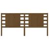 vidaXL Hoofdbord 126x4x100 cm massief grenenhout honingbruin