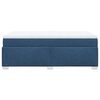 vidaXL Boxspring met matras stof blauw 120x190 cm