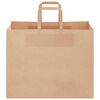 vidaXL Papieren zakken 50 st met hengsels 32x22x24 cm bruin