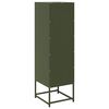 vidaXL Hoge kast 36x39x123 cm koudgewalst staal olijfgroen