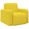 vidaXL Fauteuil Lichtgeel Stof