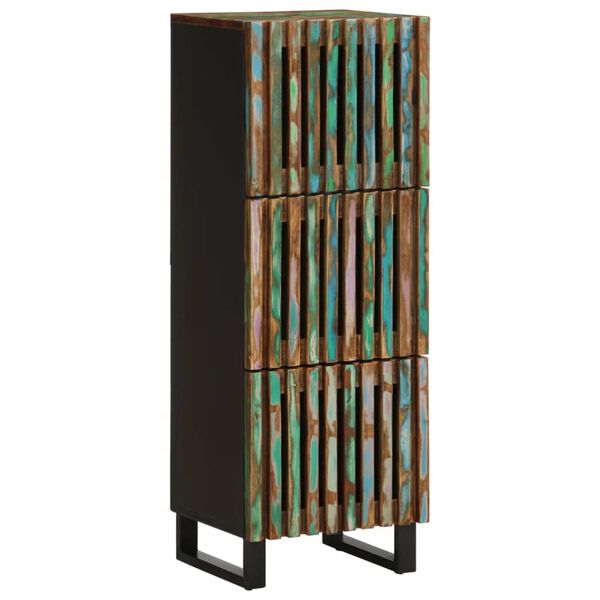 vidaXL Hoge kast 40x34x110 cm massief acaciahout