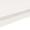 vidaXL Salontafel Wit 50 x 50 x 36 cm Massief grenenhout
