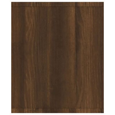 vidaXL Boekenkast/tv-meubel 143x30x36 cm bewerkt hout bruineikenkleur